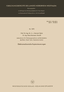 Elektromechanische Kopiersteuerungen