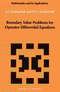 Boundary Value Problems for Operator Differential Equations