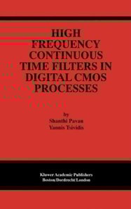High Frequency Continuous Time Filters in Digital CMOS Processes