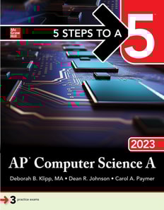 5 Steps to a 5: AP Computer Science A 2023