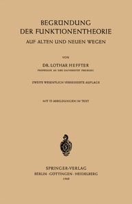 Begründung der Funktionentheorie