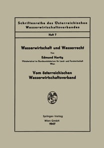 Wasserwirtschaft und Wasserrecht