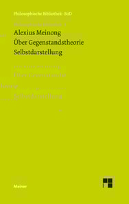 Über Gegenstandstheorie. Selbstdarstellung