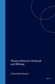 Thomas Muntzer: Herkunft und Bildung