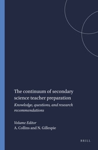 continuum of secondary science teacher preparation