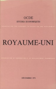 Etudes economiques de l'OCDE : Royaume-Uni 1971