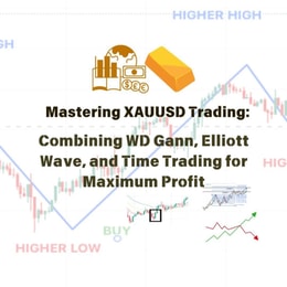 Mastering Xauusd Trading (Combining WD Gann,Elliot Wave and Time trading for Maximum Profit)