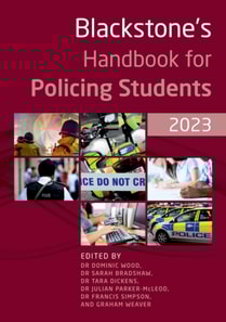 Blackstone's Handbook for Policing Students 2023