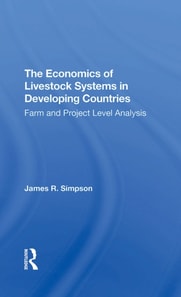 Economics Of Livestock Systems In Developing Countries