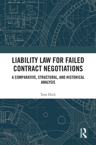 Liability Law for Failed Contract Negotiations