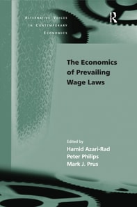 Economics of Prevailing Wage Laws