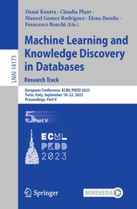Machine Learning and Knowledge Discovery in Databases: Research Track
