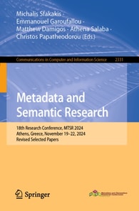 Metadata and Semantic Research
