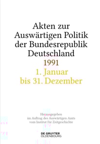 Akten zur Auswärtigen Politik der Bundesrepublik Deutschland 1991