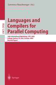 Languages and Compilers for Parallel Computing