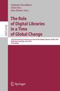 Role of Digital Libraries in a Time of Global Change