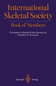 International Skeletal Society Book of Members