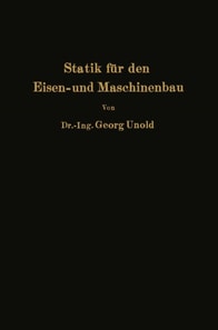 Statik für den Eisen- und Maschinenbau