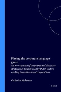 Playing the corporate language game