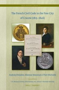 French Civil Code in the Free City of Cracow (1815-1846)