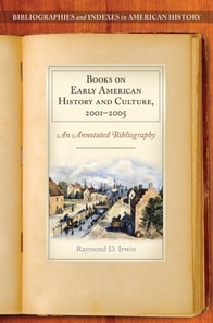 Books on Early American History and Culture, 2001-2005
