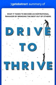 Summary of Drive to Thrive by Sharad Bajaj
