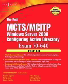 Real MCTS/MCITP Exam 70-640 Prep Kit