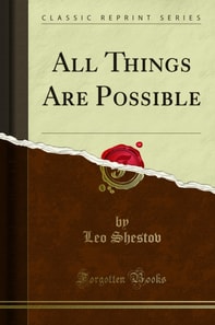 All Things Are Possible