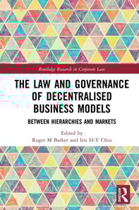 Law and Governance of Decentralised Business Models