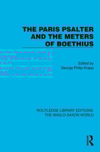 Paris Psalter and the Meters of Boethius