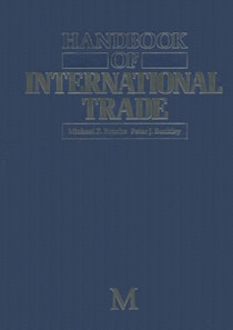 Handbook of International Trade