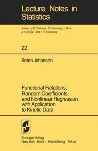 Functional Relations, Random Coefficients, and Nonlinear Regression with Application to Kinetic Data