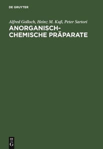 Anorganisch-Chemische Präparate