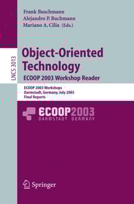 Object-Oriented Technology. ECOOP 2003 Workshop Reader