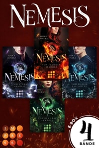 Nemesis: Alle vier Bände der Götter-Fantasy im Sammelband
