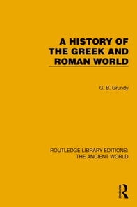 History of the Greek and Roman World