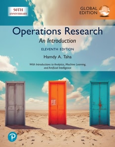 Operations Research: An Introduction, Global Edition