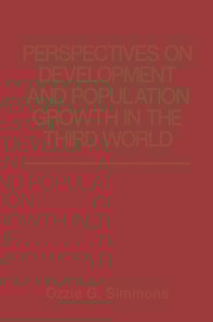 Perspectives on Development and Population Growth in the Third World