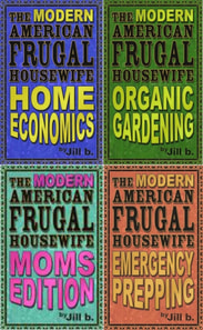 Modern American Frugal Housewife Books #1-4: Complete Series