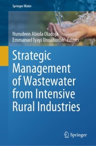 Strategic Management of Wastewater from Intensive Rural Industries