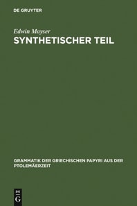 Synthetischer Teil