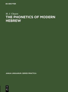 phonetics of modern Hebrew