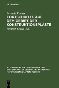 Fortschritte auf dem Gebiet der Konstruktionsplaste