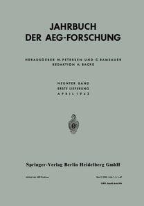 Jahrbuch der AEG-Forschung