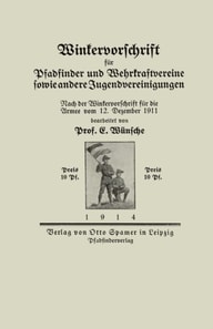 Winkervorschrift für Pfadfinder und Wehrkraftvereine sowie andere Jugendvereinigungen