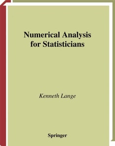 Numerical Analysis for Statisticians