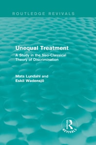 Unequal Treatment (Routledge Revivals)
