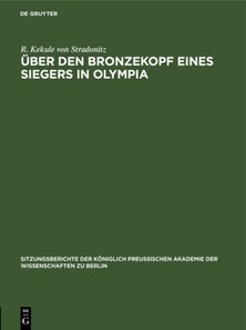 Uber den Bronzekopf eines Siegers in Olympia