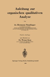 Anleitung zur organischen qualitativen Analyse