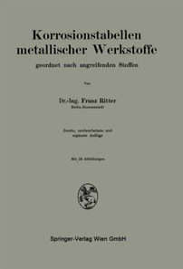Korrosionstabellen metallischer Werkstoffe